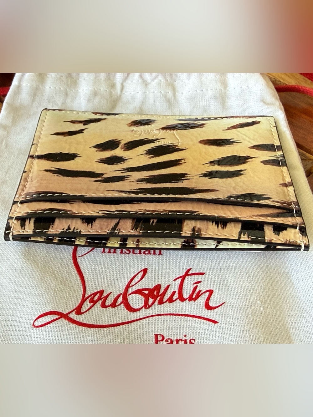 Christian Louboutin LOUBI54 Card Wallet-NWT - Picture 7 of 11